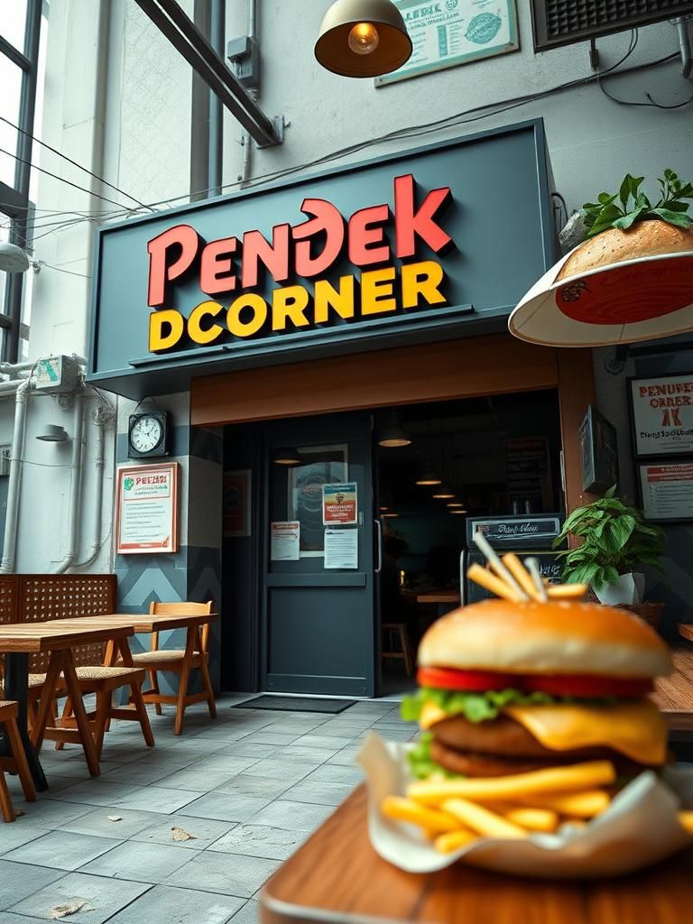 Pendek Burger Corner