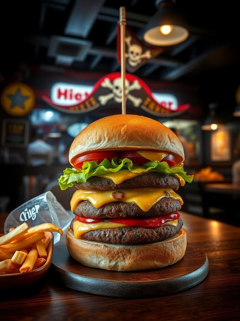 Pirates Burger @ YOEP Burger Simpang Tiga IJOK
