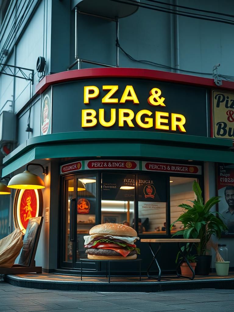 Pizza & Burger Bohor Chempedak
