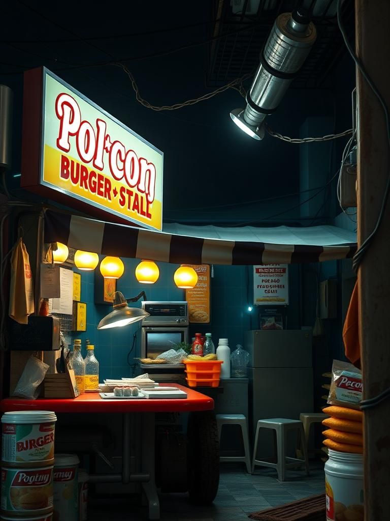 Pocong Burger Stall 1 Pocong Burger Stall