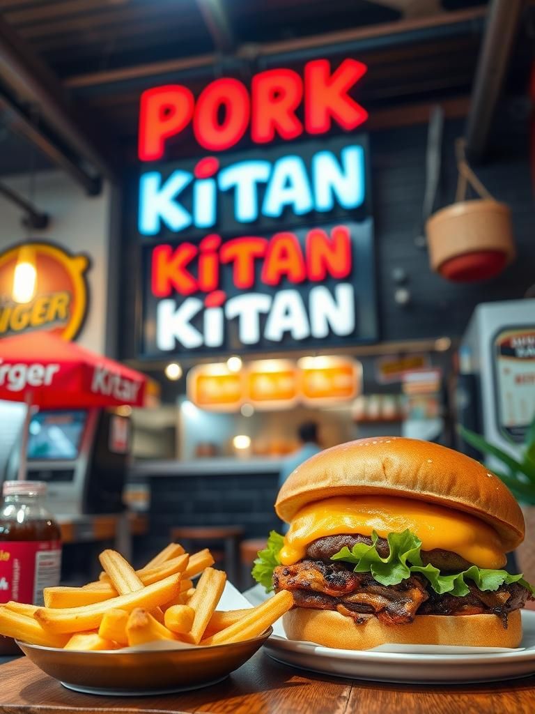 Pork Burger Kitai