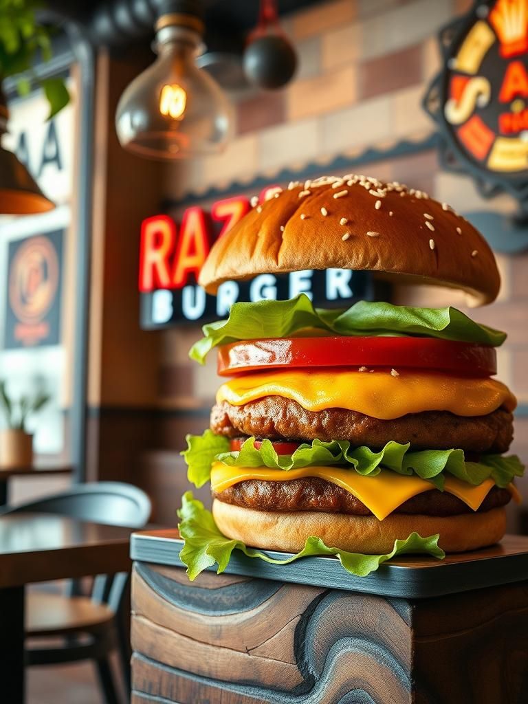 RAZZAQ BURGER 1 RAZZAQ BURGER