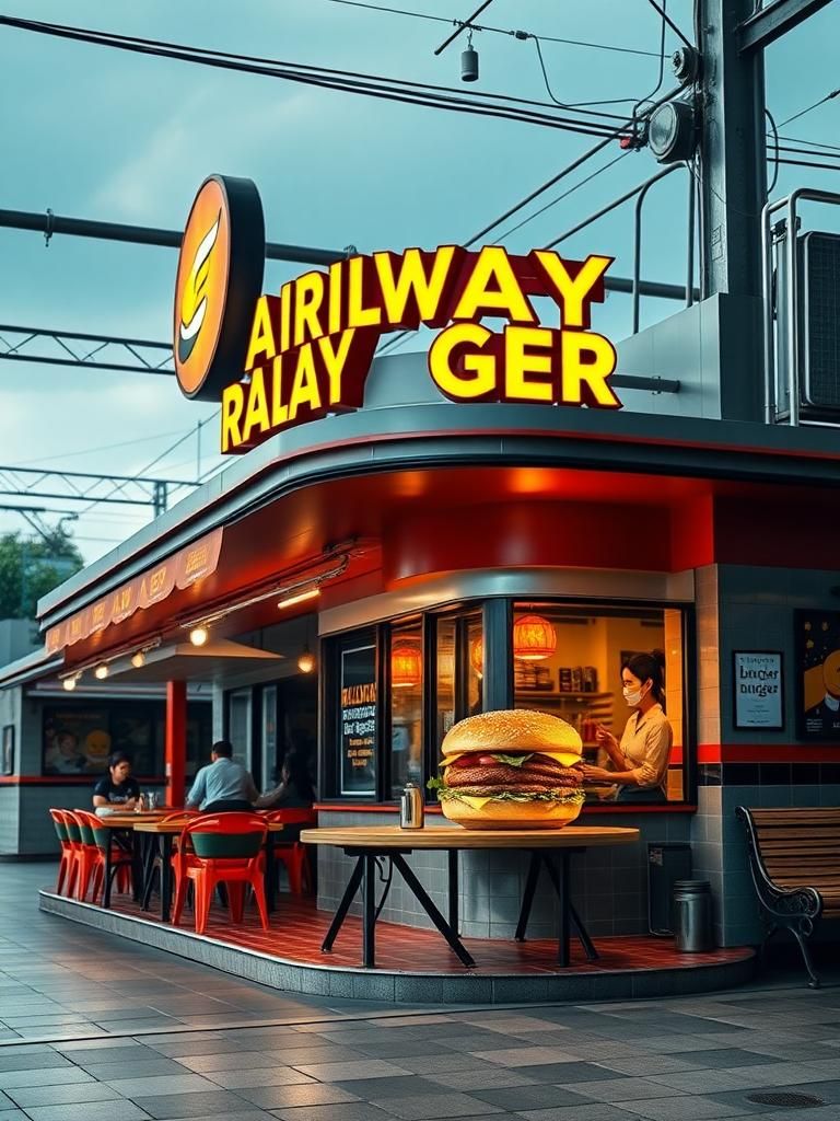 Railway Burger @ KTMB 1 Railway Burger @ KTMB
