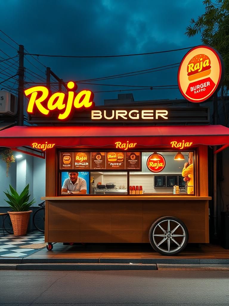 Raja Burger Bistro On Wheel