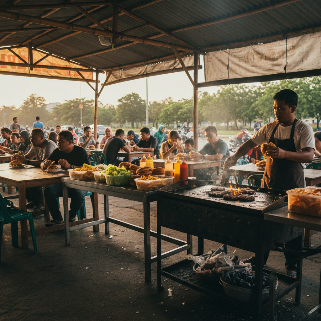 Restoran Burger Terbaik di Daerah Batu Pahat 1 Restoran Burger Terbaik Batu Pahat