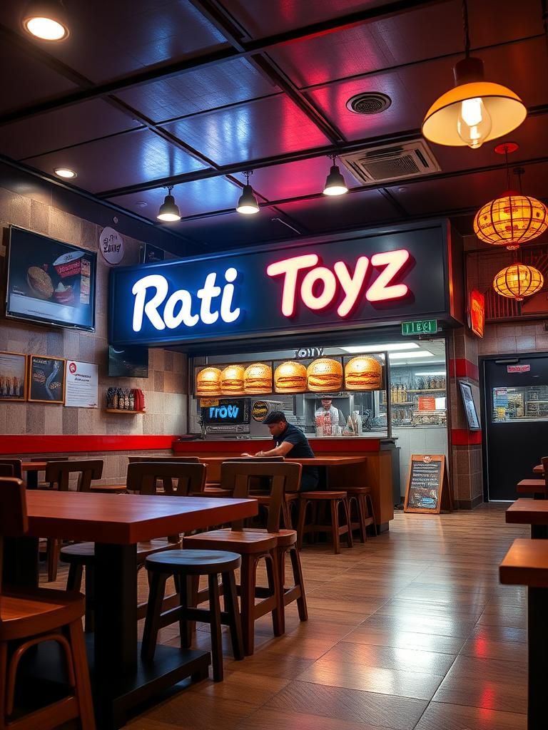 Roti John Toyz (Burger Shop) Sarikei