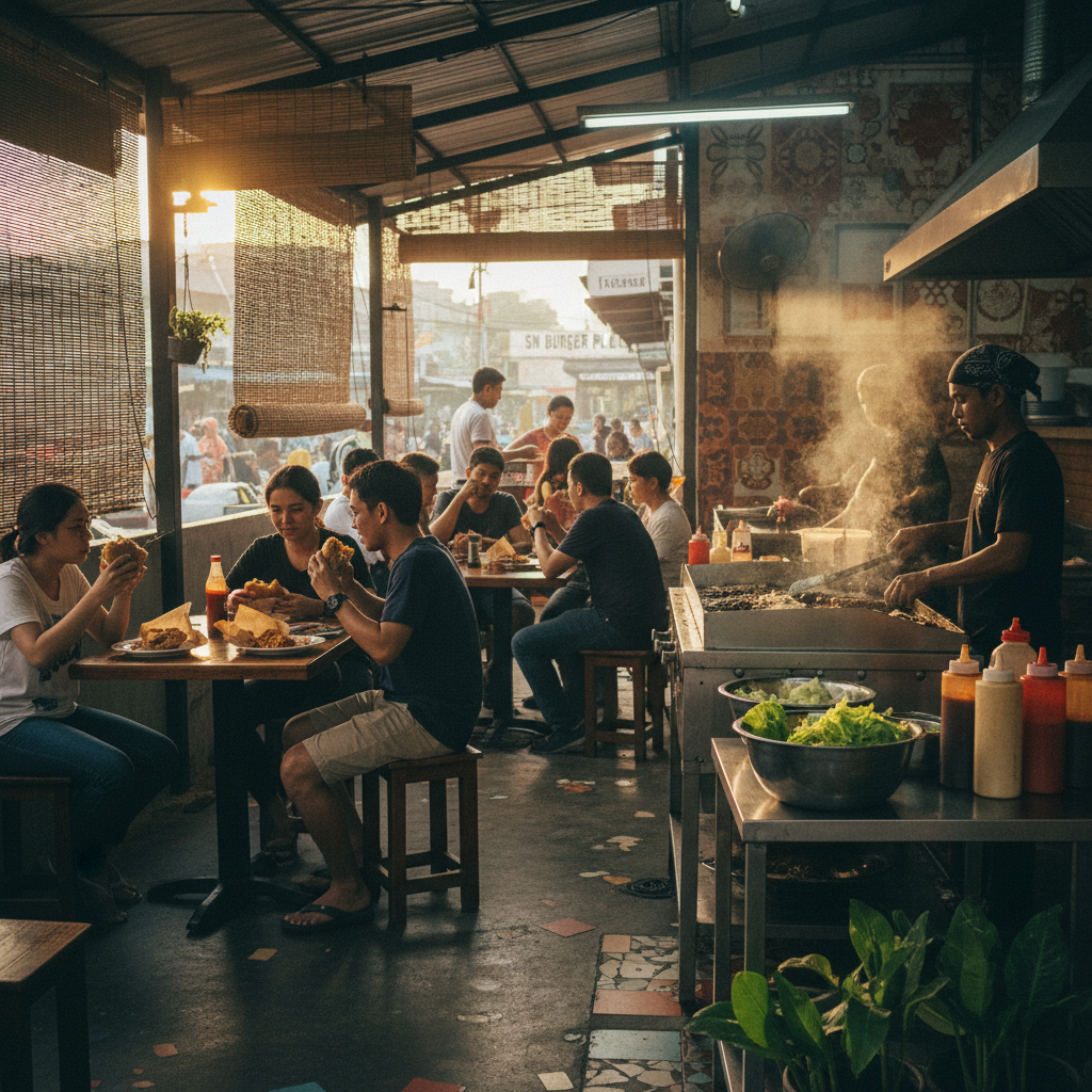 SN Burger place 1 SN Burger | Tempat Makan Burger Terbaik