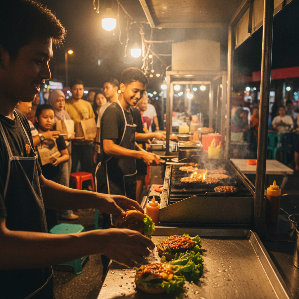 Si Bongsu Burger's 1 Sangat Sedap Burger Si Bongsu