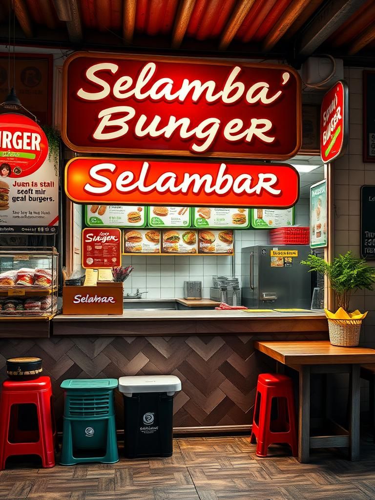 Selambak Stall’s Burger