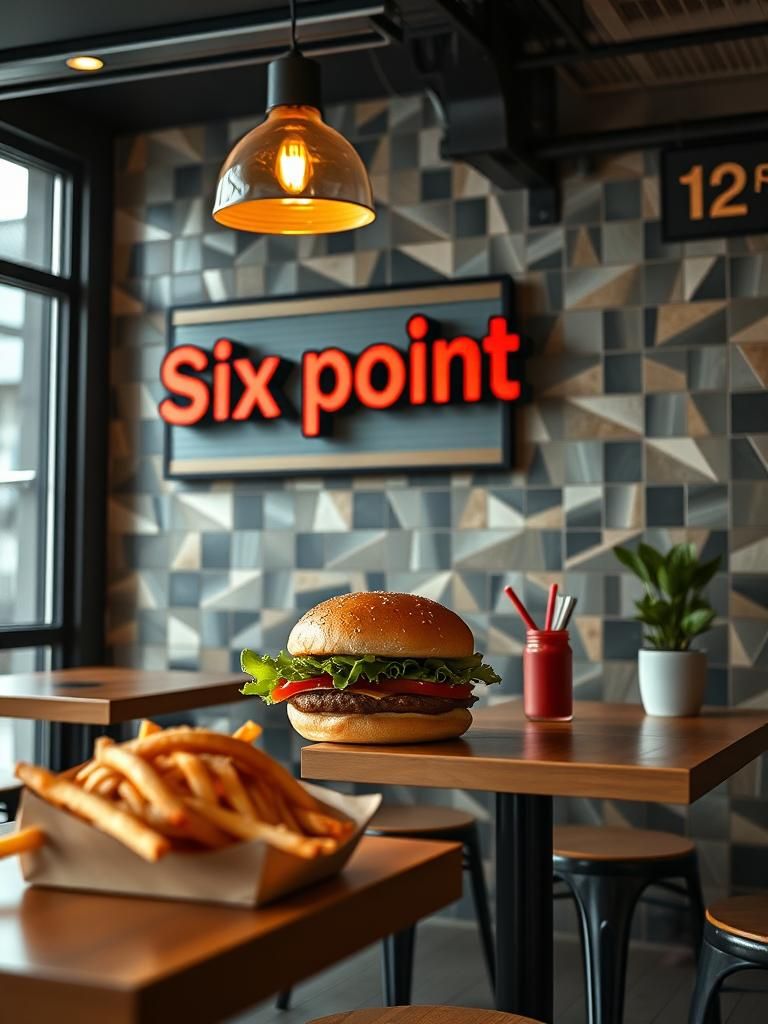 Six point Burger 1 Six point Burger