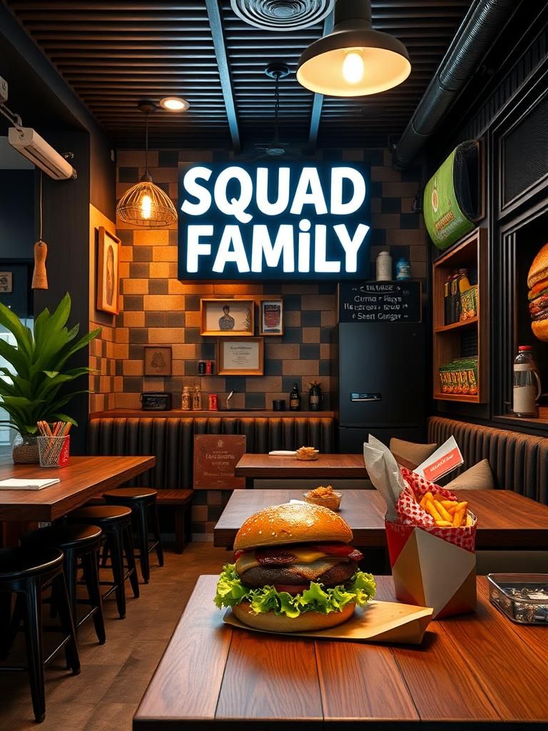 Squad Family Burger 1 Squad Family Burger