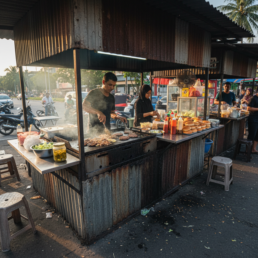 STALL BESI 1 Stall Besi Tahan Lama & Kukuh