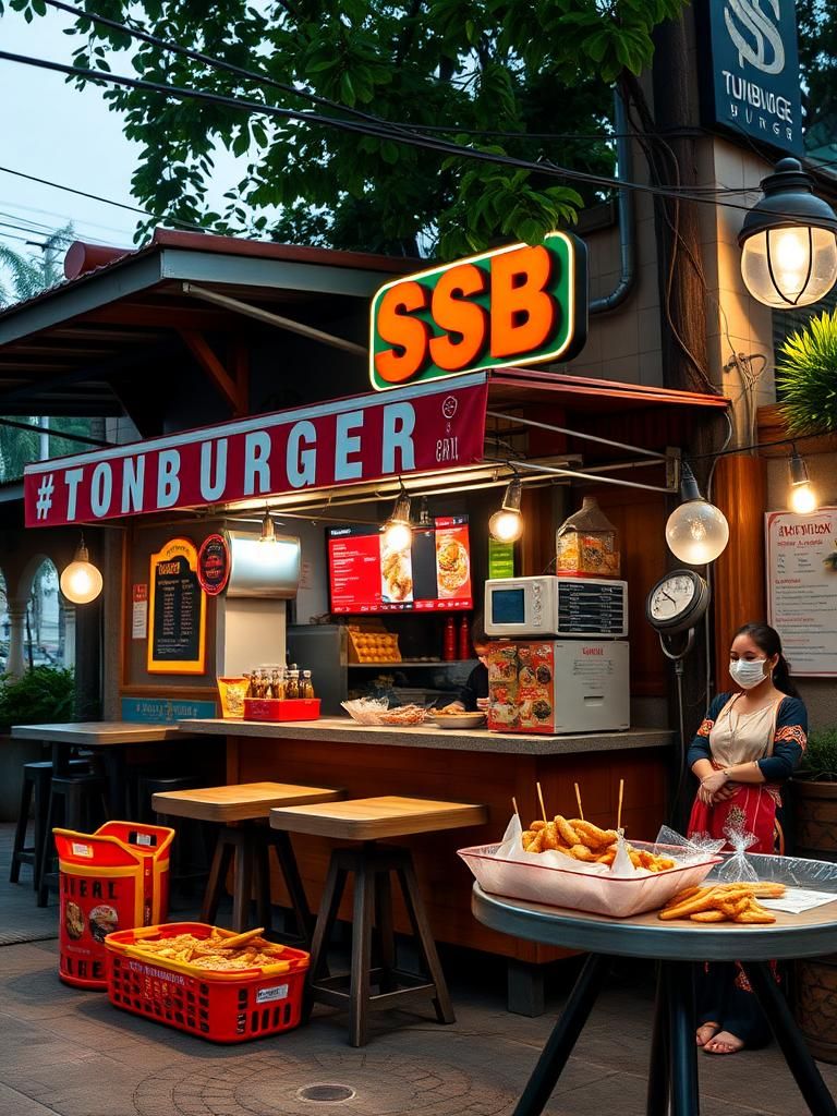 Street Sausage Burger (SSB)@ taman muhibah