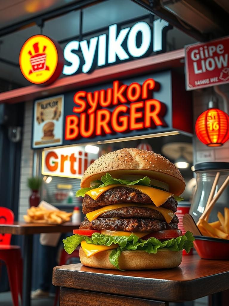 Syukor Burger Kulai 1 Syukor Burger Kulai