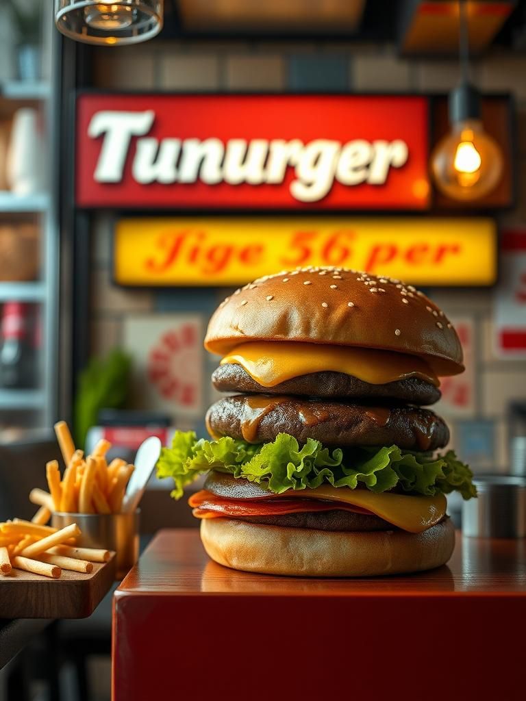Tunkai simple burger