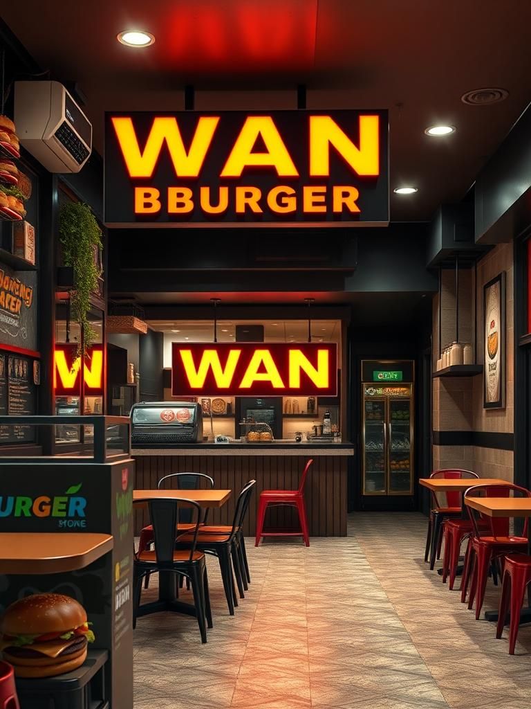 WAN BURGER 1 WAN BURGER