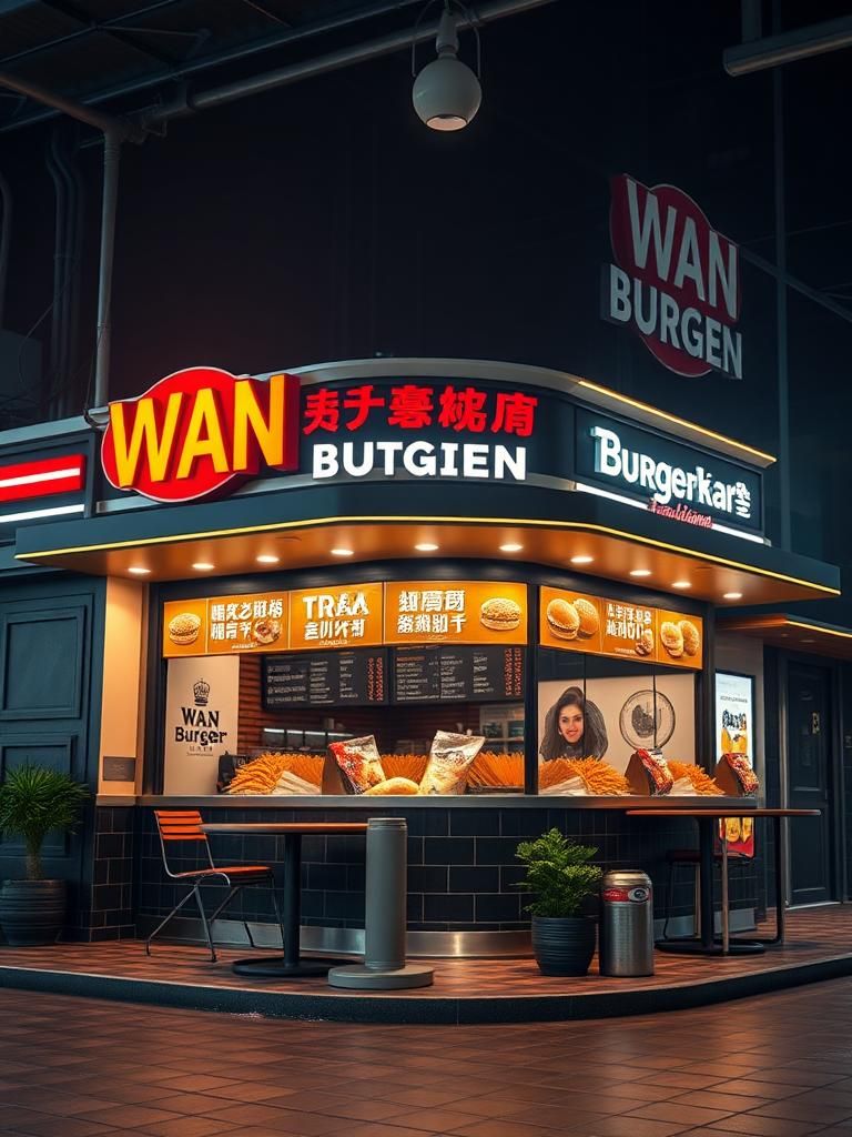 Wan Burger Station 1 Wan Burger Station
