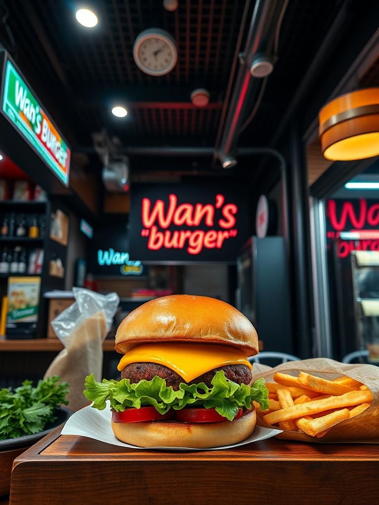 Wan’s Burger 1 Wan’s Burger