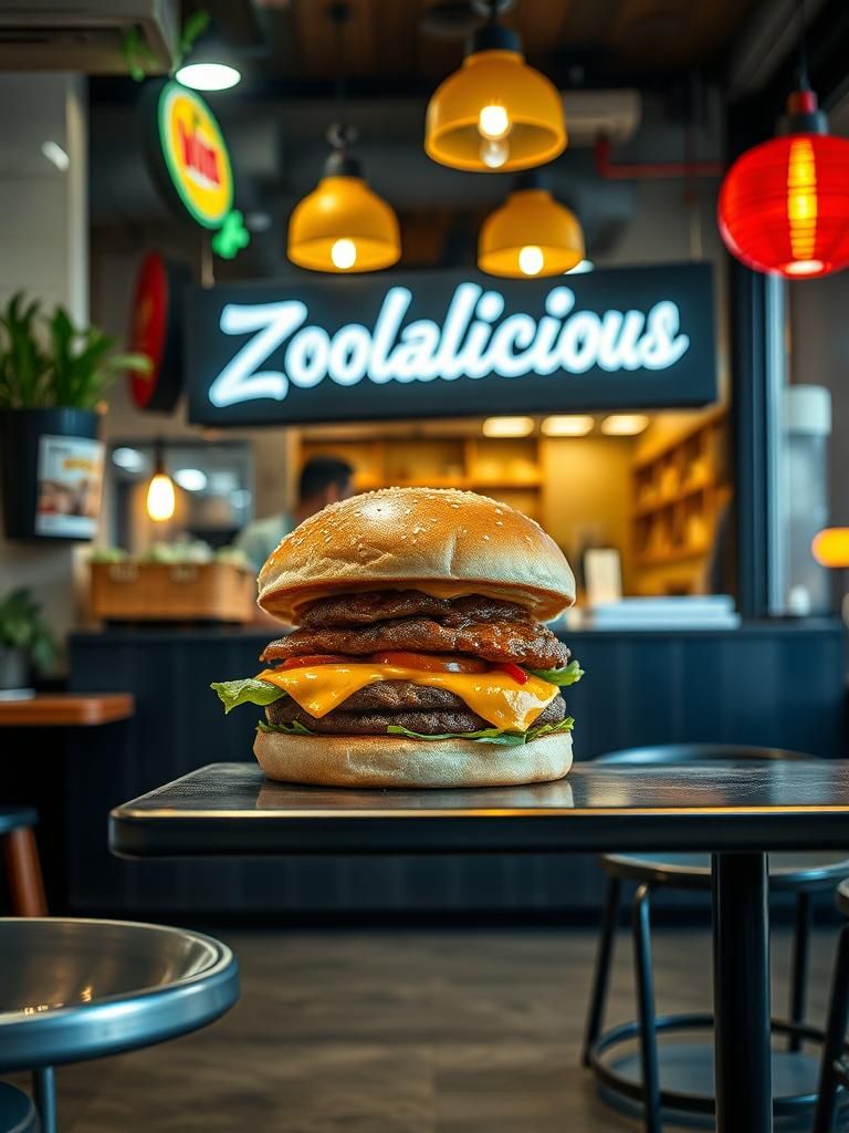 Zoolalicious Burger 1 Zoolalicious Burger
