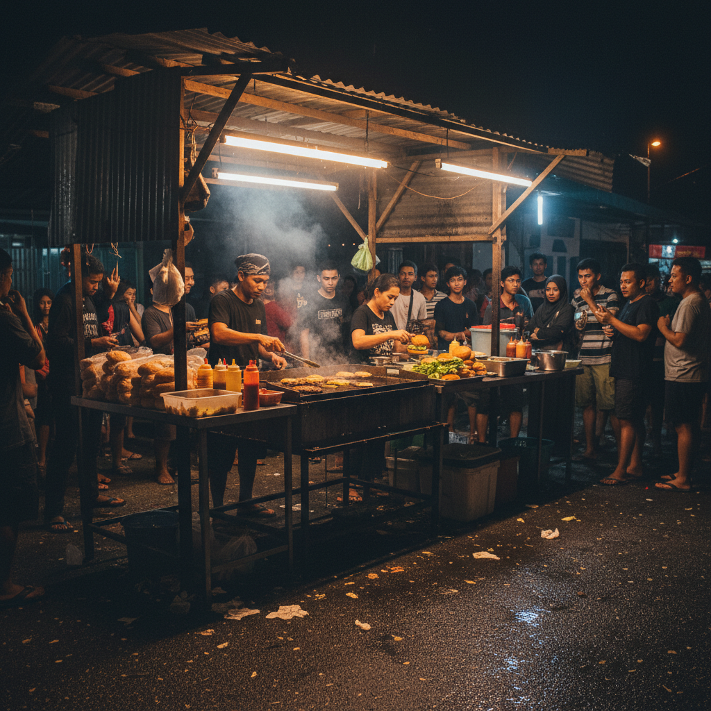 Zul Burger Bangkong 1 Zul Burger: Hamburger Sedap di Bangkong