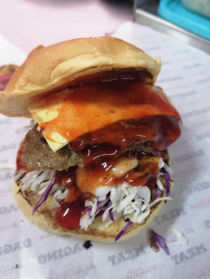 ABANG ZAM BOTAK BURGER 1 abang zam botak burger