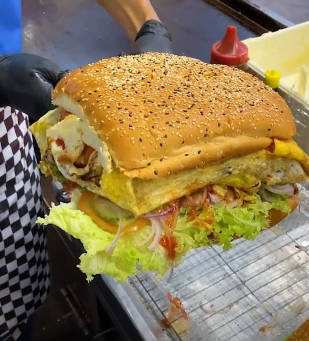 Adik Abang Burger Celup 1 adik abang burger celup
