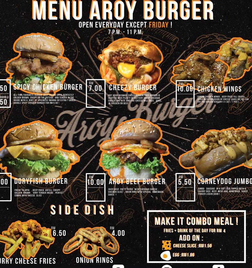 aroy burger