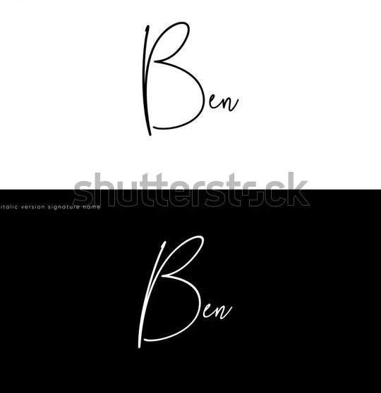 Ben's Signature 1 bens signature