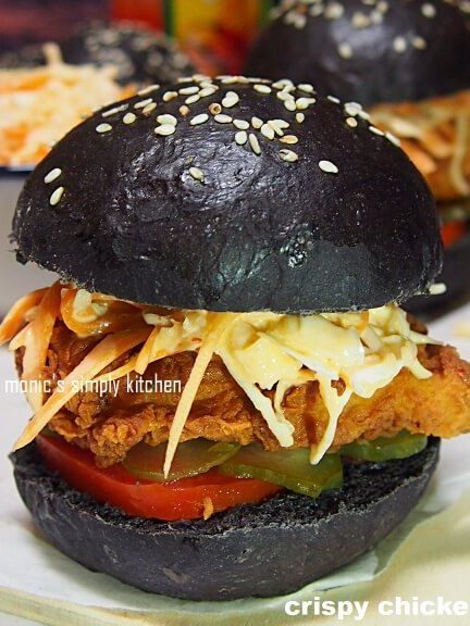 Black Burger Crispy 1 black burger crispy