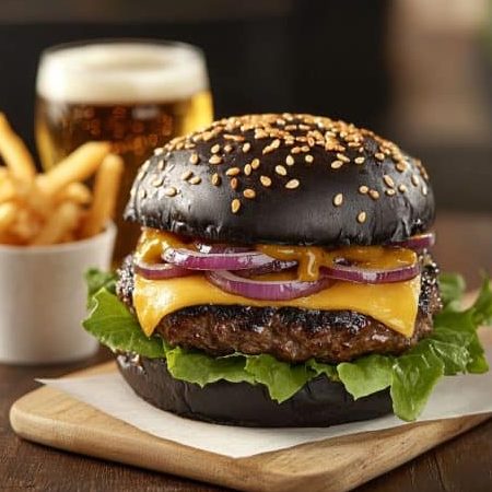 black burger