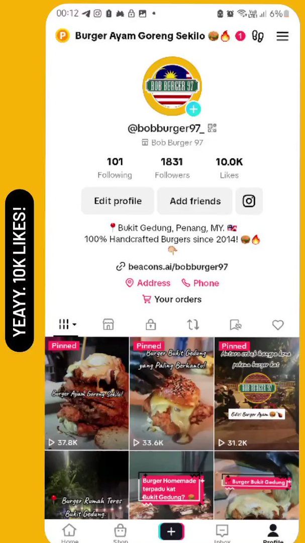 Bob Burger 97 (Burger Homemade Bukit Gedung) 1 bob burger 97 burger homemade bukit gedung