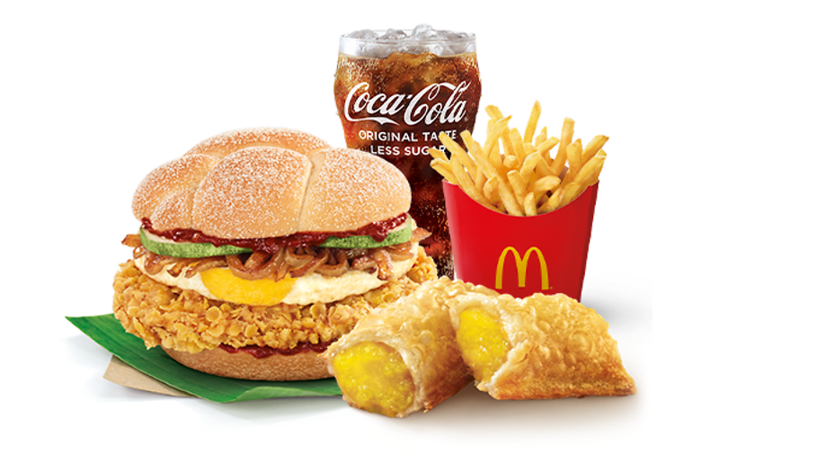 burger along nasi lemak manja