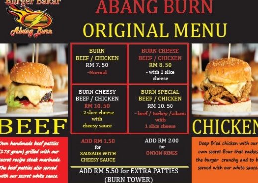 Burger Bakar Abang Burn @ Kuala Sungai Baru 1 burger bakar abang burn kuala sungai baru