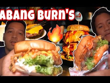 burger bakar abang burn raub