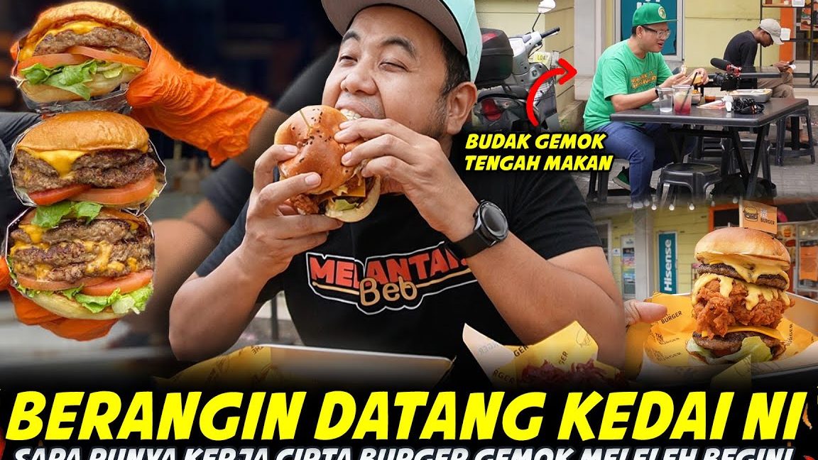 Burger Bakar Gemok 1 burger bakar gemok