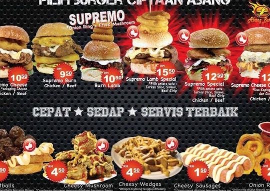 burger bakar station