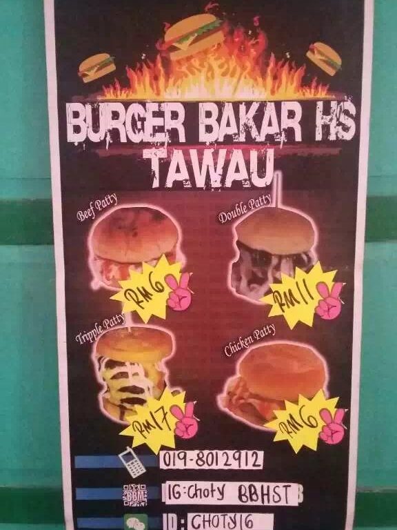 burger bakar tawau