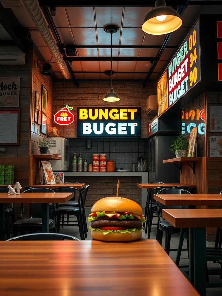 burger budget bajet ajet ajet