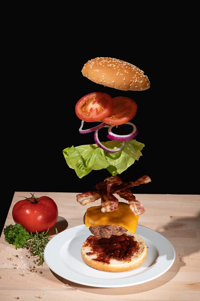 burger layang layang