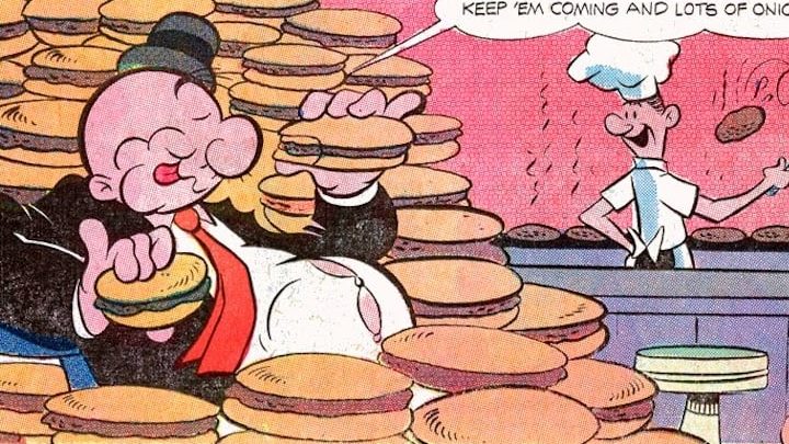 Burger Popeye 1 burger popeye