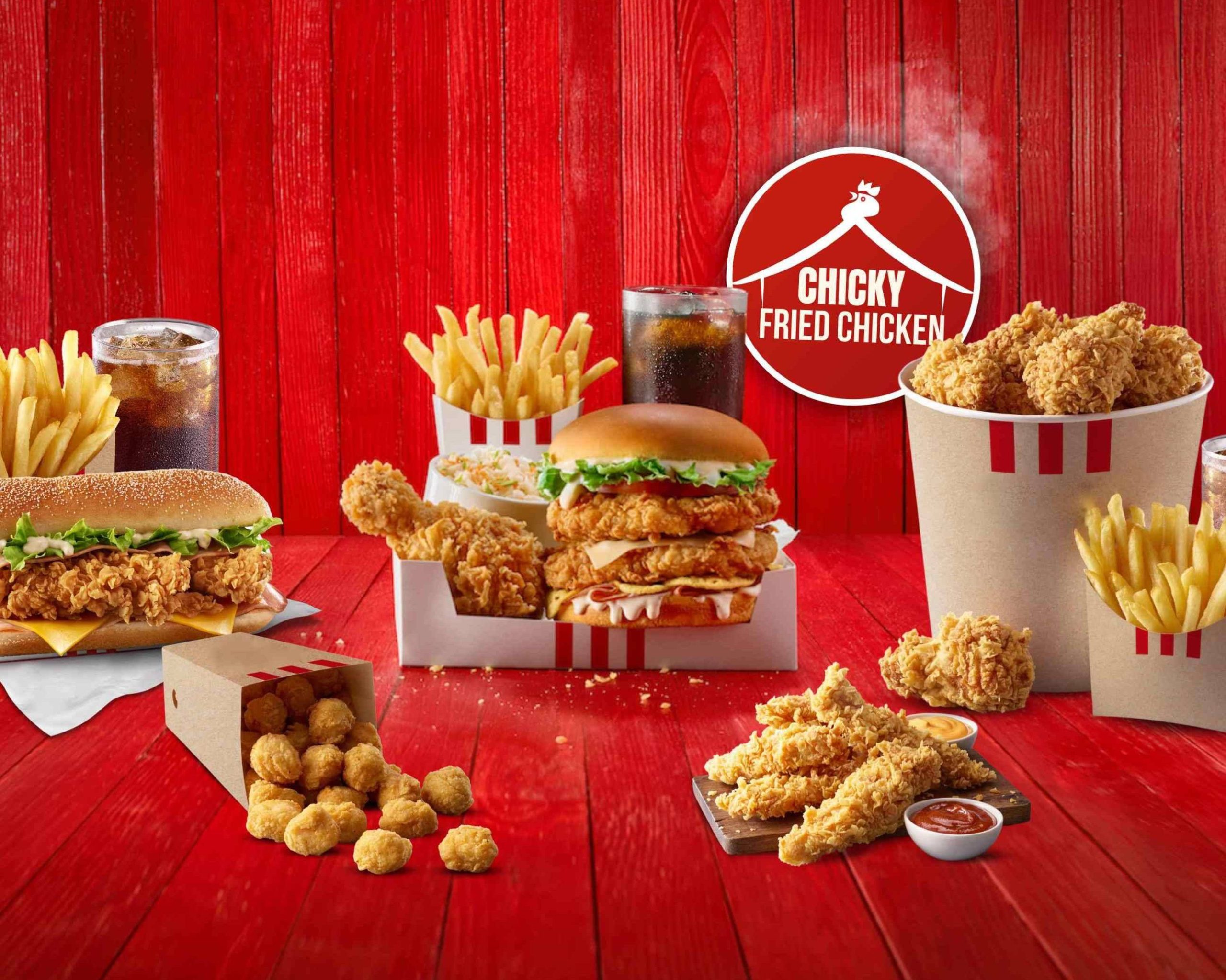 chicky friend chicken scaled