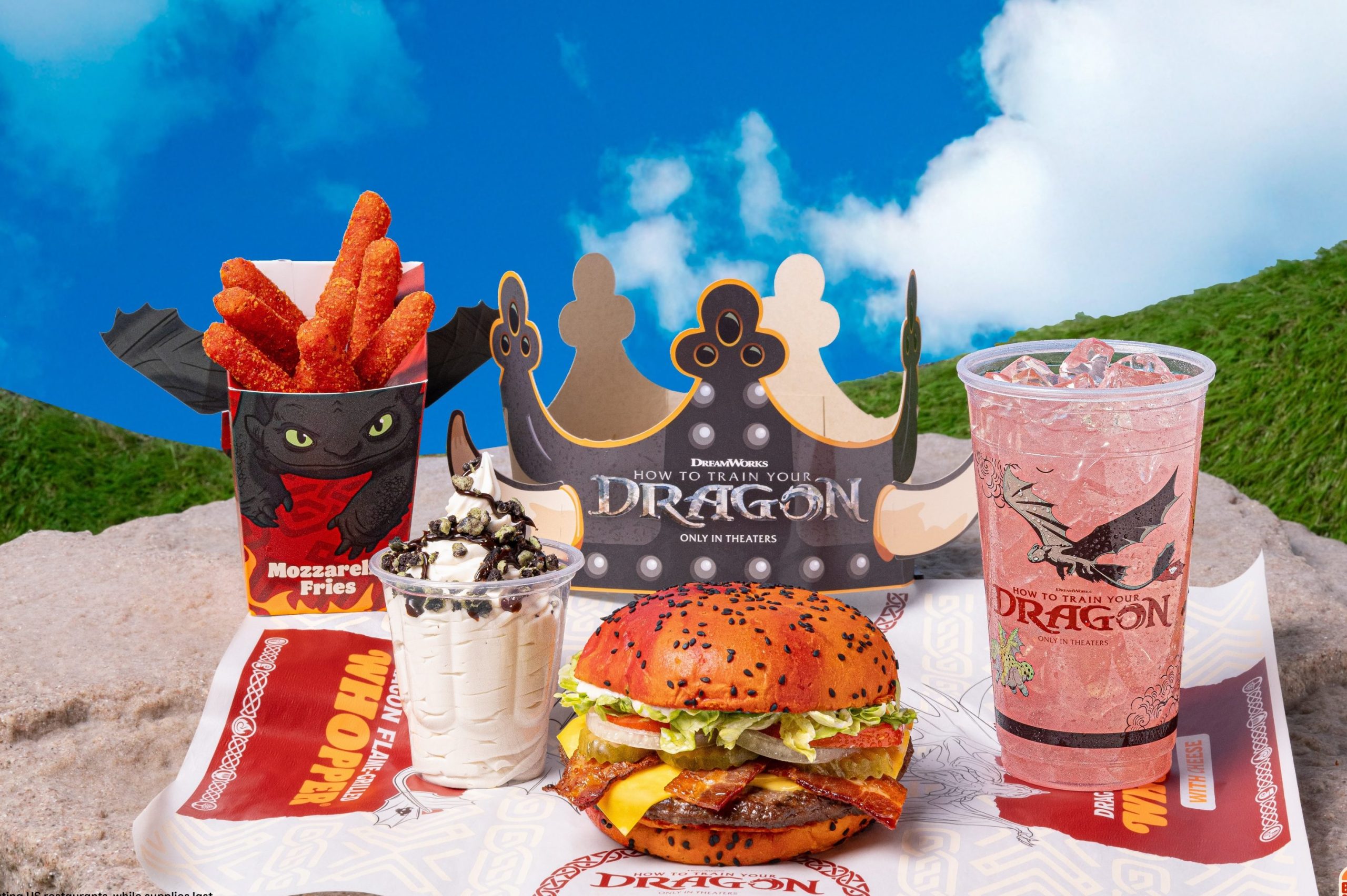 dragon burger scaled