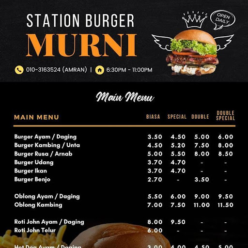 Station Burger Murni