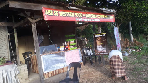 Burger Abe se western food and dalgona coffee Burger Abe se western food and dalgona coffee