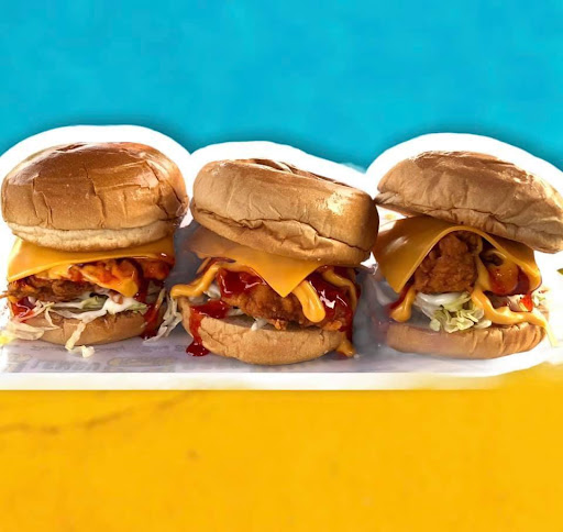 D joe crispy burger D joe crispy burger
