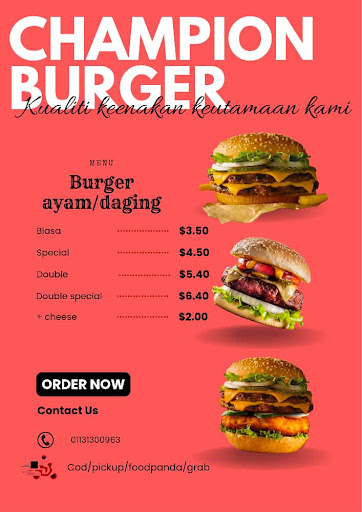 Champion Burger Simpang, Taiping