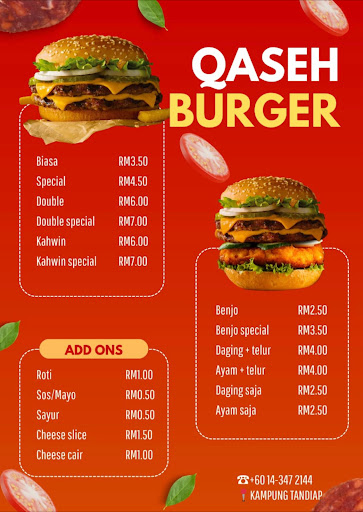 Qaseh Burger Qaseh Burger