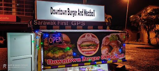 DOWNTOWN BURGER AND MEATBALL CHEESE BLACKPEPPER