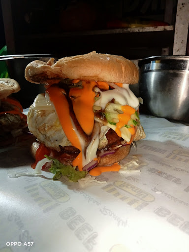 burger black paper