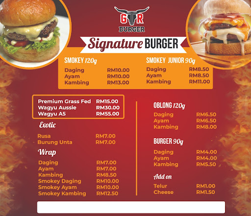 GTR Burger Sg.Kob GTR Burger Sg.Kob